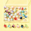 40Pcs Acrylic Pendants PALLOY-FS00035-7
