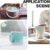 6Pcs Transparent Acrylic Cup Mats AJEW-FG0002-10B-7