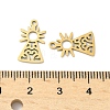 201 Stainless Steel Laser Cut Pendants STAS-P428-10G-02-3