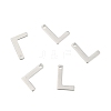 Tarnish Resistant 304 Stainless Steel Letter Charms X-STAS-O072-L-2
