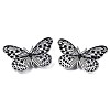 201 Stainless Steel Butterfly Lapel Pin JEWB-N007-118P-2