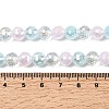 Electroplate Glass Beads Strands EGLA-D300-06-8mm-26-5