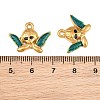 304 Stainless Steel Enamel Pendants SA-CBAF5D5-18G-02-3
