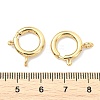 SHEGRACE Brass Spring Ring Clasps XGRPCN223-224G-3