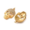 304 Stainless Steel Rhinestone Pendants RB-CBA9088-04G-C-2