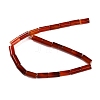 Natural Red Agate Beads Strands G-NH0019-A03-02-2