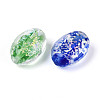 Handmade Foil Lampwork Beads Strands FOIL-T008-10M-3