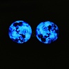 Fluorescent Glass Cabochons GGLA-T004-12C-4