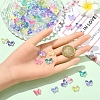 50Pcs Transparent Spray Painted Glass Beads GLAA-YW0004-97A-5