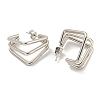 Tarnish Resistant 202 Stainless Steel Hoop Earring EJEW-H003-16P-2