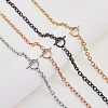 Unisex 304 Stainless Steel Cable Chain Bracelets BJEW-UN0001-09-2