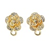 Alloy Stud Earring Findings PALLOY-I224-05G-1