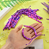 Handmade Polymer Clay Bead Bracelets Making AJEW-TAC00079-5