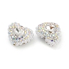 Polymer Clay Glass Rhinestone Beads CLAY-NH0001-13E-2