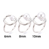 Oval Brass Cup Peg Ring Settings KK-N274-38P-4