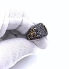 Scorpion Pattern 304 Stainless Steel Micro Pave Cubic Zirconia Finger Rings for Men FS-WG5AE2F-10-2