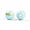 Electroplate Pearlized Glass Pearl Beads EGLA-T021-14B-05-2