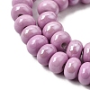 Glazed Porcelain Rondelle Beads PORC-Q001-01D-3