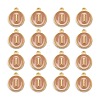 Golden Plated Alloy Enamel Charms LS-ENAM-S118-06I-2