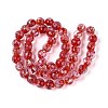 Handmade Foil Lampwork Beads LAMP-T021-33D-2