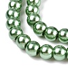 Baking Painted Pearlized Glass Pearl Round Bead Strands HY-Q003-6mm-49-A-4