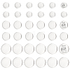Unicraftale 150Pcs 3 Style 304 Stainless Steel Stamping Blank Tag Cabochons STAS-UN0055-70-1