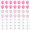 100Pcs 4 Colors Transparent Glass Beads DGLA-TA0001-45-2
