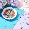 200Pcs Transparent Acrylic Beads TACR-YW0002-08M-3