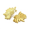 Sunflower 304 Stainless Steel Stud Earrings for Women EJEW-A117-02B-G-2