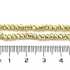 Electroplate Glass Beads Strands X-EGLA-D030-15A-03-2