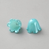 Plastic Imitation Pearl Bead Cap FIND-WH0433-42A-2