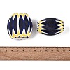 Handmade Millefiori Glass Barrel Beads LS-LA-N002-32B-3