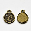 Antique Bronze Plated Alloy Rhinestone Charms ALRI-J152-C-NF-1