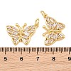 Brass Micro Pave Cubic Zirconia Pendants CU-CBA908F-05G-06-3