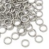 Alloy Soldered Closed Jump Rings X-PALLOY-H039-P-2