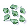 Faceted Glass Pendants GLAA-F068-C23-1