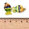 Handmade Lampwork Pendants LAMP-A007-01G-05-04-3