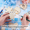 Wooden Cutouts Ornaments WOOD-TA0002-39-17