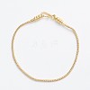 Brass Wheat Chain Bracelet Making MAK-I014-01G-1