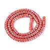 AB Color Plated Opaque Glass Beads Strands GLAA-T026-3x6mm-PM-3