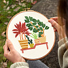 3 Sets 3 Styles DIY Embroidery Starter Kits DIY-TA0006-67-8