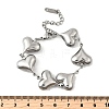 304 Stainless Steel Link Bracelets for Women BJEW-Q041-01D-P-3