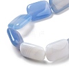 Natural Banded Agate Beads Strands G-K392-B06-13x18mm-4