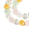 Electroplate Glass Beads Strands EGLA-N022-03A-A07-3