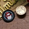 Christmas Series Wax Seal Brass Stamp Head AJEW-M037-01G-20-1