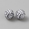 Sport Opaque Acrylic Beads MACR-CJC0004-31B-2