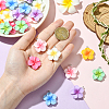 28Pcs 7 Colors Opaque Resin Pendants FIND-SC0019-46-4