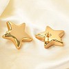 304 Stainless Steel Star Stud Earrings EJEW-Q011-03G-5