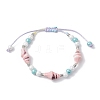 Handmade Porcelain Beaded Bracelets BJEW-JB12473-01-2