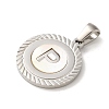 304 Stainless Steel Pendants STAS-I204-P-P-2